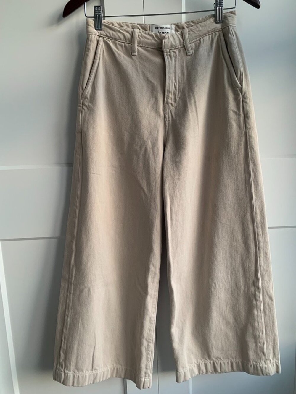 Reformation Jeans 100% Organic Cotton Lggy Super Wide Leg Slouch Women’s size 23